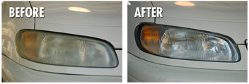 Headlight Restoration Before and After